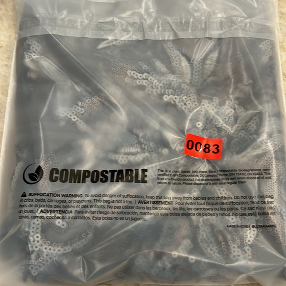 White House Black Market | Sequin Flower Cami |‎ Grey | Small - Picture 15 of 15